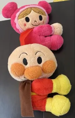 【美品】アンパンマン・赤ちゃんマン　ぬいぐるみ 抱っこスタイル 約20cm