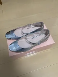 rebecca taylor シルバー パンプス 24cm 発表会 パーティーのサムネイル