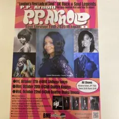 P.P. Arnold Soul Survivor Tour 2025フライヤー