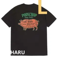 新品 PORKCHOP PORK BACK TEE GROR キムタク L - メルカリ