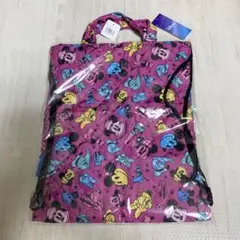 ディズニー　ナップザック　ナップサック　リュック　ピンク　キルティング　巾着