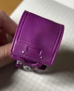 ガチャ　ミニチュア　ランドセル　紫