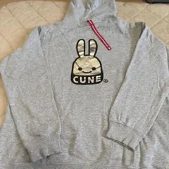 CUNE パーカー グレー XL