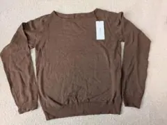 RE:EDIT 長袖ニットセーター　モカブラウン　Mサイズ