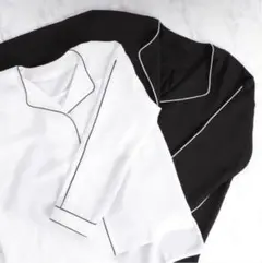 美品⭐︎フーズフーチコ パイピングシャツ　who's who chico