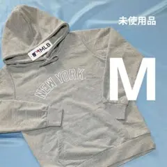 【未使用品・М】MLB◎ニューヨーク・ヤンキース◎パーカー、フーディ◎グレー