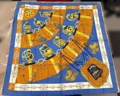 美品 エルメス スカーフ カレ90 ”Cliquetis オブジェの秘密“ 正規 HERMES - HERMES カレ90 Cliquetis クリケティス スカーフ シルク 赤の