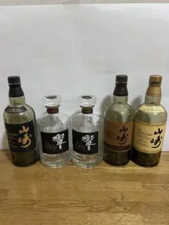 山崎ウイスキー瓶セット 12年 21年 リミテッド