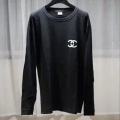 Account/パロディー 長袖Tシャツ C××NEL LONG-T 黒 XL