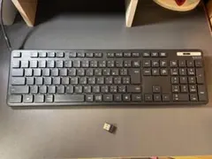 ELECOM ワイヤレスキーボード 本体　 TK-FDM110TXBKのサムネイル