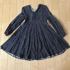 M*a様 ZARA ドット柄 長袖ワンピース 11-12歳用