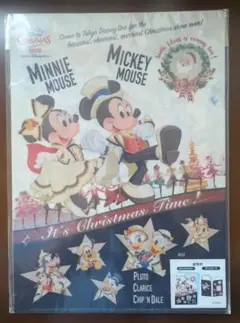 2019年「ディズニー・クリスマス」クリアホルダー＆チケットケースセット
