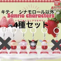 サンリオキャラクターズ いちごめじるしアクセサリー　セミコンプリート