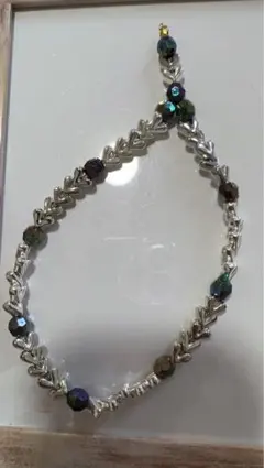 ハンドメイド カラフルビーズ キーホルダー