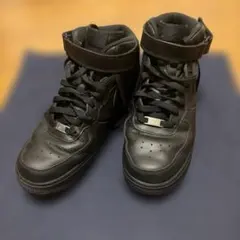 NIKE AIR FORCE 1 mid ブラック スニーカー