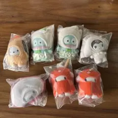 サンリオ　ちびっともぬいぐるみストラップ 8個セット