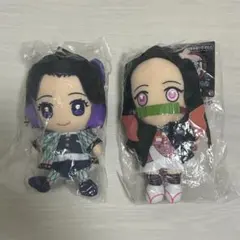 鬼滅の刃　ぬいぐるみ chibiぬいぐるみ 胡蝶しのぶ 竈門禰豆子