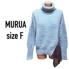 MURUA チェック シャツ レイヤー タートル
