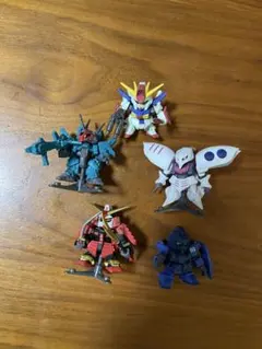 SDガンダム　ガチャガチャ 5体セット　ΖΖ キュベレイ等