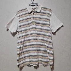 kearney house ストライプポロシャツ