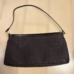 HIROCO KOSHINO 黒ショルダーバッグ