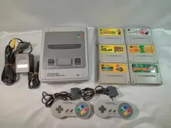 任天堂 スーパーファミコン スーファミ 1CHIP 本体 セット + ソフト6本