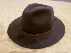 BRIXTON WESLEY FEDORA ダークブラウン フェルトハットのサムネイル