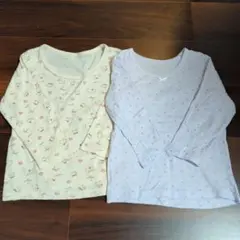 西松屋　インナー　長袖 肌着 2枚セット 120