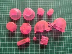 ゲームキューブコントローラー ピンク GCコン カスタムボタン