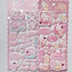 【正規品】ハローキティ　マイメロディ　ぷくぷくシール　サンリオ　立体シール