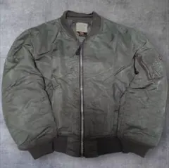 【 USA製】ALPHA INDUSTRIES MA-1 L セージグリーン