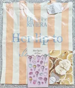 Herlipto Ice Cream Large Tote pinkセット - メルカリ