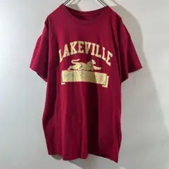 T-116 LAKEVILLE Tシャツ バーガンディ