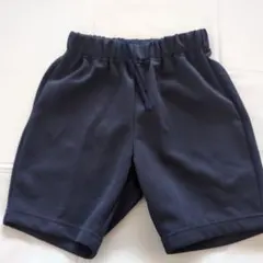 美品　体操服用ネイビーショートパンツ　130