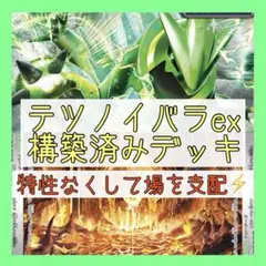 【8/1ジムバトル優勝⚡️】テツノイバラexデッキ 構築済みデッキ イニシャライズ 8/1ジムバトル優勝⚡️】テツノイバラexデッキ 構築済みデッキ