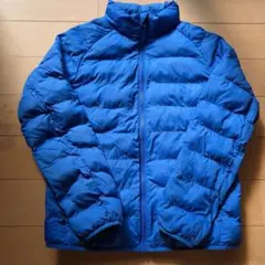 ユニクロ　ダウン　青色ダウンコート 150