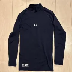 アンダーアーマー野球アンダーシャツ裏起毛ネイビーS