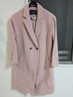 ジャスグリッティー チェスターコート ロングコート コート ピンク