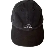 90s old adidas キャップ ブラック 1999年10月製