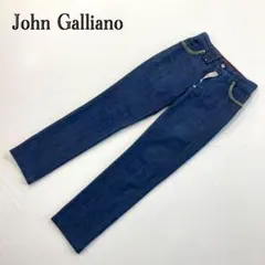 ジョンガリアーノ JOHN GALLIANO レザートリミングデニムのサムネイル