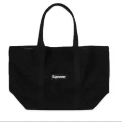 シュプリームトートバック(ブラック)supremestringtote bag