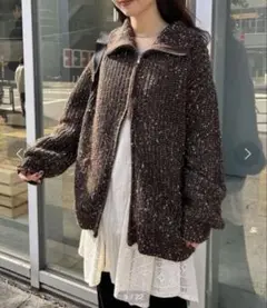 Kastane ブラウン ニット ほぼ未使用