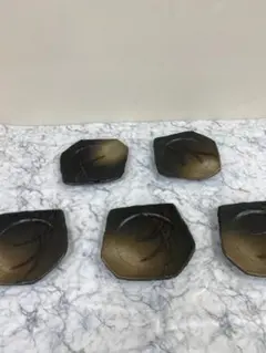 和食器 変形皿 5枚セット 陶器 銘々皿