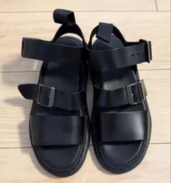 Dr. Martens グリフォンストラップサンダル ブラックのサムネイル