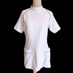 【美品】 ルコック 医療用 白衣 メディカルジャケット LL ナース服 スクラブのサムネイル