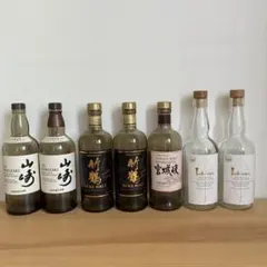 ニッカウヰスキー 竹鶴 ピュアモルト 700ml 空瓶 8本セット - メルカリ