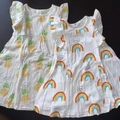 SLAP SLIP ワンピース 120.130 2枚セット 双子