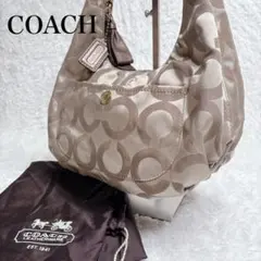 【美品】COACH ワンショルダーバッグ 三日月 半月バッグ