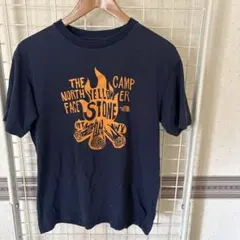 THE NORTH FACE キャンプデザイン Tシャツ Lサイズ ネイビー
