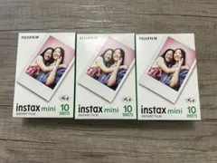 FUJIFILM instax mini インスタントフィルム 10枚入り×3個のサムネイル